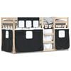 vidaXL Lit superpos&eacute; sans matelas 90x200 cm bois de pin massif