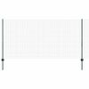 vidaXL Cl&ocirc;ture Euro avec poteau 25 x 1,2 m Acier recouvert de PVC Vert