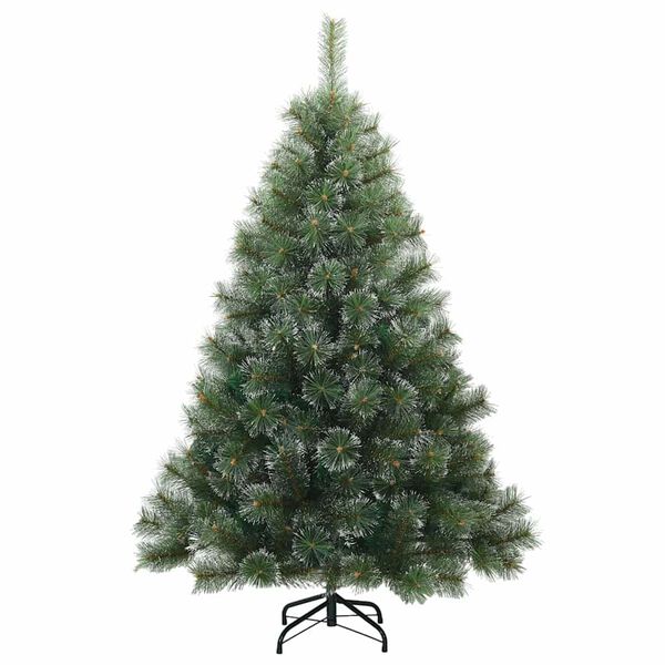 vidaXL Sapin de Noël artificiel à branches pliantes, duveteux de neige
