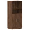 vidaXL Armoire de cuisine ch&ecirc;ne marron 57x41,5x131,5cm bois ing&eacute;nierie