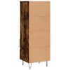 vidaXL Buffet haut Ch&ecirc;ne fum&eacute; 40x36x110 cm Bois d'ing&eacute;nierie