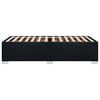 vidaXL Cadre de lit sans matelas noir 100x200 cm tissu