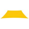 vidaXL Voile de parasol Tissu Oxford trap&egrave;ze 2/4x3 m Jaune