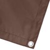 vidaXL &Eacute;cran de balcon Marron 75 x 200 cm Oxford alu enduit de PU