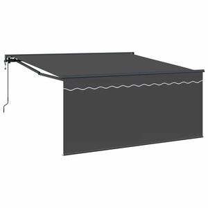 vidaXL Auvent R&eacute;tractable Anthracite 300 x 250 cm
