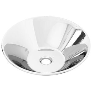 vidaXL Lavabo 42 x 14 cm C&eacute;ramique Argent&eacute;