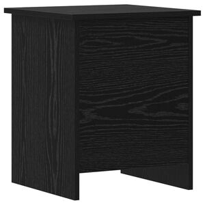 vidaXL Coffre de rangement avec stockage Ch&ecirc;ne noir 40 x 40 x 50 cm
