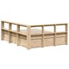vidaXL Lit biblioth&egrave;que sans matelas 160x200 cm bois massif de pin