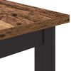 vidaXL table Bois ancien 80 x 50 x 76,5 cm Bois d'ing&eacute;nierie et acier