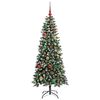 vidaXL Sapin de No&euml;l artificiel avec 150 LED Vert 66 x 66 x 150 cm