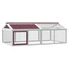 vidaXL Enclos animaux moka 200x112,5x74 cm bois massif de pin