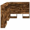 vidaXL T&ecirc;te de lit de rangement Ch&ecirc;ne fum&eacute; 90 cm Bois d'ing&eacute;nierie