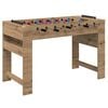 vidaXL Table de Foosball Ch&ecirc;ne Artisanal 125 x 60,5 x 80 cm