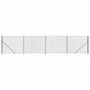 vidaXL Cl&ocirc;ture en treillis m&eacute;tallique avec bride anthracite 2,2x10 m