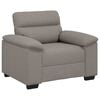 vidaXL Canap&eacute;-fauteuil taupe 100x81x84 cm en tissu