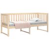 vidaXL Lit de jour sans matelas 75x190 cm bois de pin massif