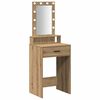 vidaXL Table de Toilette Marron 50 x 41 x 140 cm Bois d'ingénierie