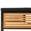 vidaXL Salon de jardin avec coussins 7 pcs bois massif d'acacia