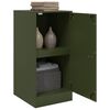 vidaXL Buffet vert olive 34,5x39x73 cm acier