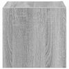 vidaXL Meuble TV mural Gris Sonoma 60 x 31 x 29.5 cm Bois d'ing&eacute;nierie