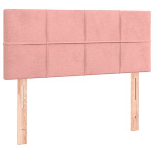 vidaXL T&ecirc;te de lit Rose 90x5x78/88 cm Velours