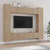 vidaXL Ensemble de meubles TV 8 pcs Ch&ecirc;ne sonoma Bois d'ing&eacute;nierie