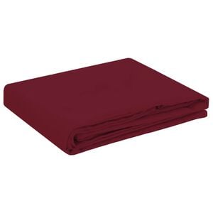vidaXL Tissu de Table Carr&eacute; Bordeaux 90 x 90 cm Polyester