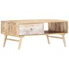 vidaXL Table basse 88x60x40 cm Bois de manguier solide