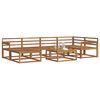 vidaXL Ensemble de canap&eacute;s d'ext&eacute;rieur 7 pcs Naturel