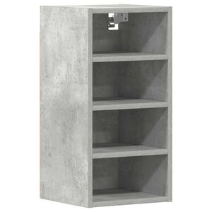 vidaXL Armoire suspendue "Riga" Gris béton 30 x 29,5 x 60 cm Bois d'ingénierie
