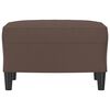 vidaXL Repose-pied Marron 60x50x41 cm Similicuir
