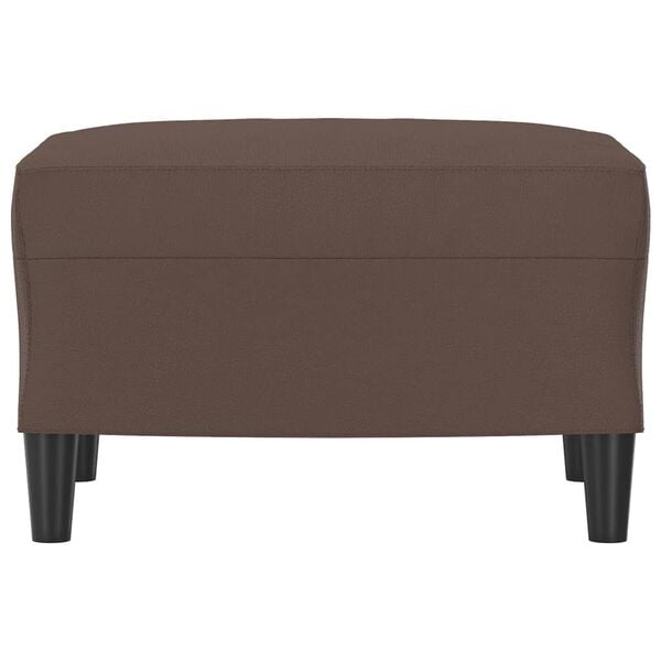 vidaXL Repose-pied Marron 60x50x41 cm Similicuir