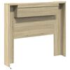 vidaXL Cabinet de T&ecirc;te de Lit avec LED Sonoma 120 x 16,5 x 103,5 cm