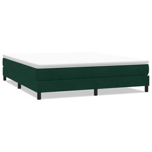 vidaXL Sommier &agrave; lattes de lit sans matelas vert fonc&eacute; 180x220 cm