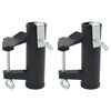 vidaXL Pinces à parasol pour balcon 2 pcs 25-38 mm acier