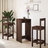 vidaXL Table de bar chêne marron 51x50x103,5 cm bois d'ingénierie