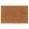 vidaXL Tapis de porte naturel 65x100 cm fibre de coco touffet&eacute;