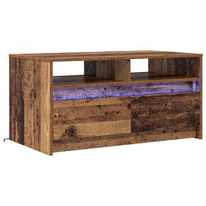 vidaXL Table basse Bois ancien 90 x 50 x 45 cm Bois d'ing&eacute;nierie