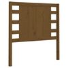 vidaXL T&ecirc;te de lit Marron miel 96x4x100 cm Bois massif de pin