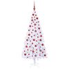 vidaXL Sapin de No&euml;l artificiel avec 300 LED Blanc 180 cm PVC et Acier