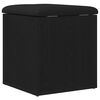 vidaXL Banc de rangement Ch&ecirc;ne noir 42 x 42 x 45 cm Bois d'ing&eacute;nierie