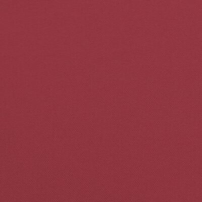 vidaXL Coussins de palette lot de 2 rouge bordeaux tissu
