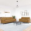 vidaXL Ensemble de canapés 2 pcs avec coussins et traversins velours