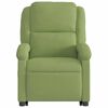 vidaXL Fauteuil inclinable de massage &eacute;lectrique vert clair velours