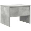 vidaXL Table de chevet Gris b&eacute;ton 40x30x30 cm Bois ing&eacute;nierie