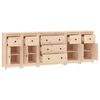 vidaXL Buffet 230x35x80 cm Bois massif de pin