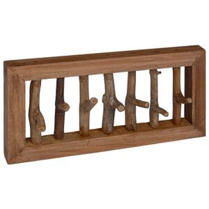 vidaXL Cintre Marron 50 x 11 x 25 cm Bois de Mahogany Massif