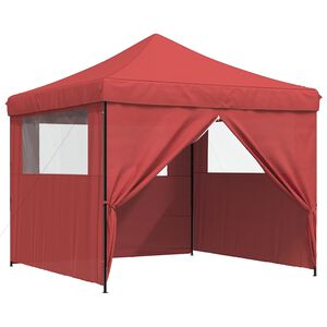vidaXL Tente de f&ecirc;te 292 x 292 x 315 cm Bordeaux Tissu Oxford