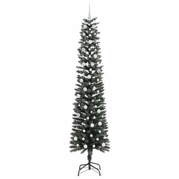 vidaXL Sapin de No&euml;l artificiel Vert 240 cm PVC, plastique et acier