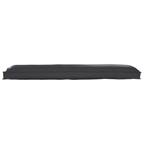 vidaXL Coussin Noir 150 x 40 x 8 cm Tissu Oxford